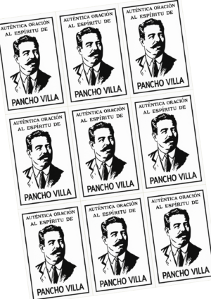 Estampas con oración de Pancho Villa en Pdf