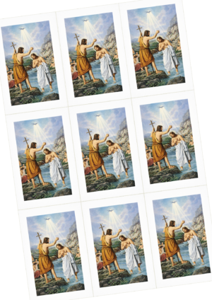 Estampas con oración de San Juan Bautista en Pdf