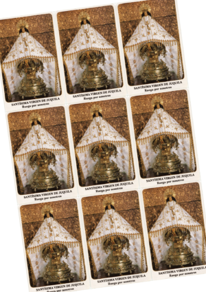 Estampas con oración de Santa Virgen de Juquila en Pdf