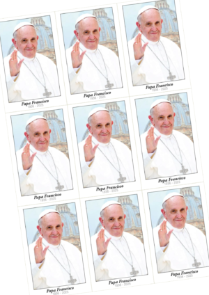 Estampas con oración de Papa Francisco en Pdf